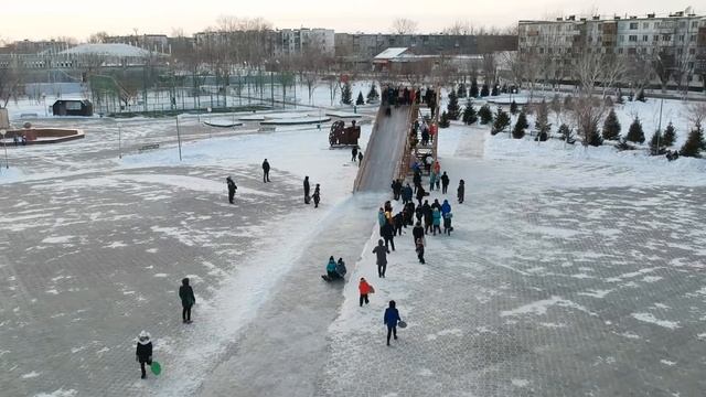 Город Аксу с птичьего полета смотреть онлайн