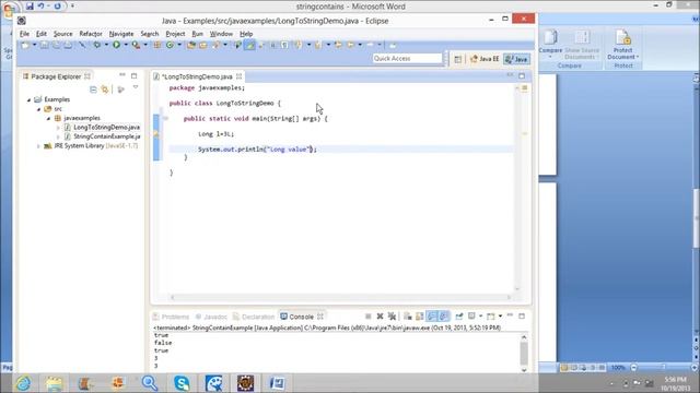 How to convert long to String in java? смотреть онлайн