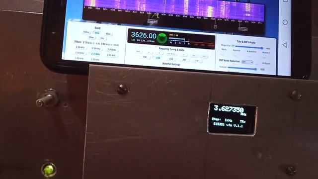 AM-шарманка в диапазоне 80 м, прием в режиме LSB на web sdr. смотреть онлайн
