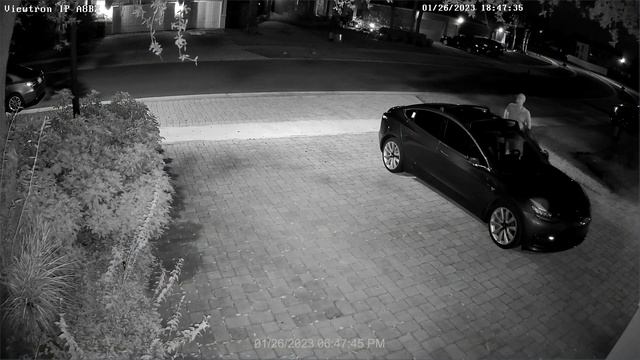 4K IP Camera IR Night Vision Testing