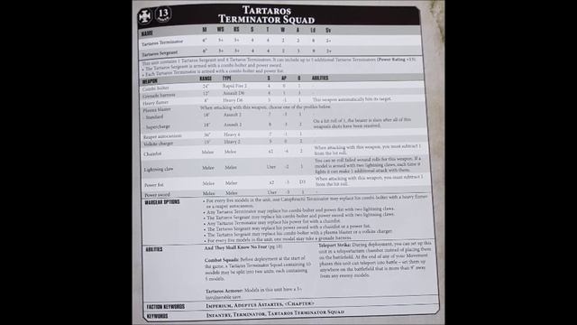 Cataphractii + Tartaros Terminators: Rules, Review + Tactics - Space Marine Codex Strategy смотреть онлайн