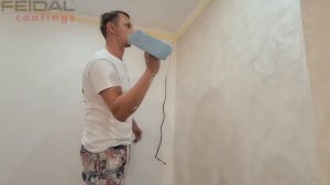 Чем украсить стены кухни, декоративная штукатурка с эффектом блеска!