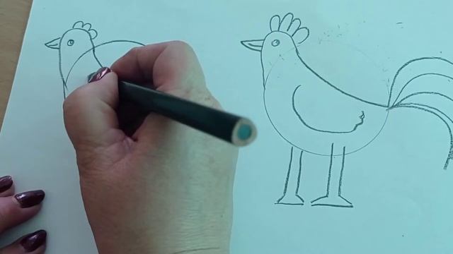 Рисуем домашних птиц! смотреть онлайн