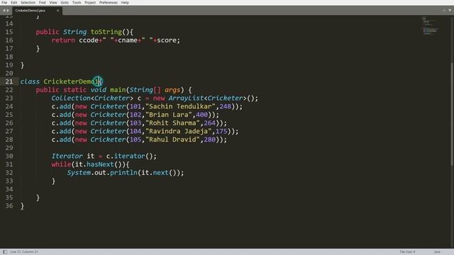 Java Collection Framework Part-4 (Search, Delete & Display Record using Iterator) - Practical Demo смотреть онлайн