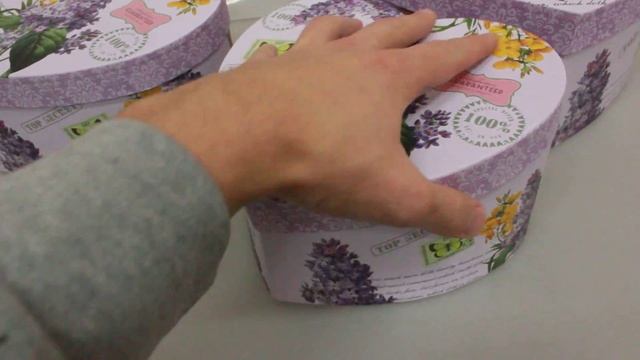 Набор подарочных коробок из 3шт Сердце Сирень Артикул 12949 1 смотреть онлайн