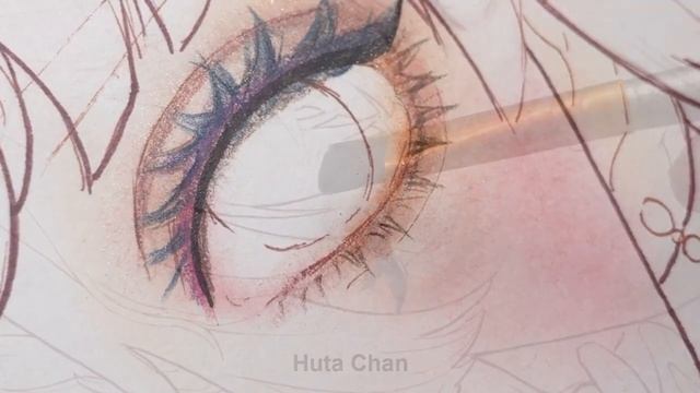 Makeup for Pencil Drawing ? - Drawing Flower Girl with Colored Pencil & Oil Pastel | Huta Chan смотреть онлайн