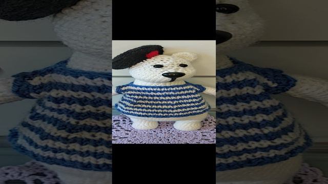 Полярный медведь Морпех крючком. Мастер-класс смотреть онлайн