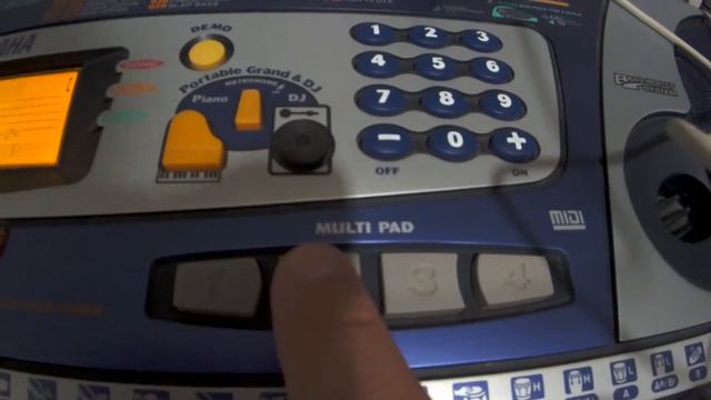 Multi pad в Yamaha PSR-260. Очень необычно. смотреть онлайн
