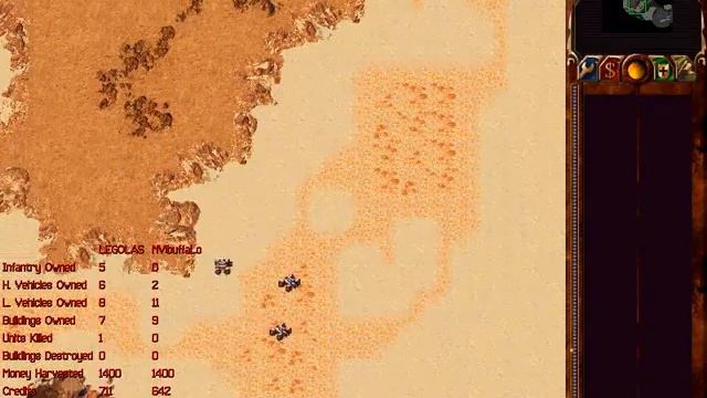 Dune 2000 tournament 2018 - LEGOLAS vs buffaLo смотреть онлайн