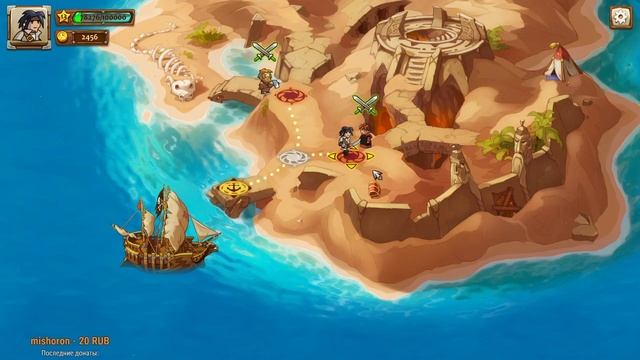 Играем в Braveland Pirate - Часть 5 - Охрана Железного банка смотреть онлайн