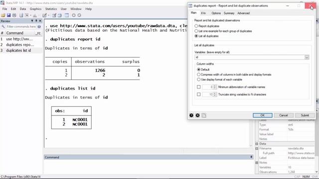 Data management: How to identify and remove duplicate observations смотреть онлайн
