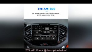 Review PEERCE For LADA Vesta Cross Sport 2015-2020 Navigation GPS Carpaly Car Radio Multimedia Vide