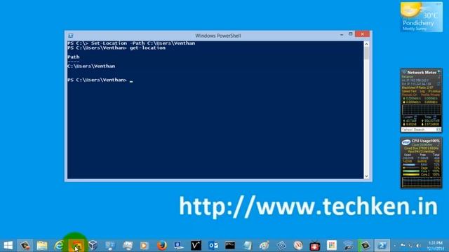 Windows Powershell Tutorial - Get-Location, Set-Location смотреть онлайн