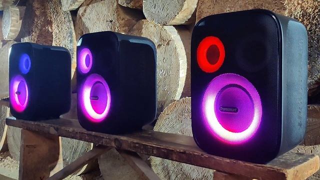 3 колонки Tronsmart Halo 200, сопряжение в одну систему. смотреть онлайн