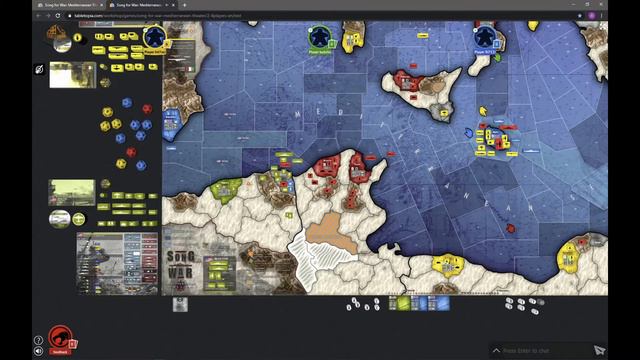 Song for War Mediterranean Theater - How to Play Series - 3 Tabletopia Preview смотреть онлайн