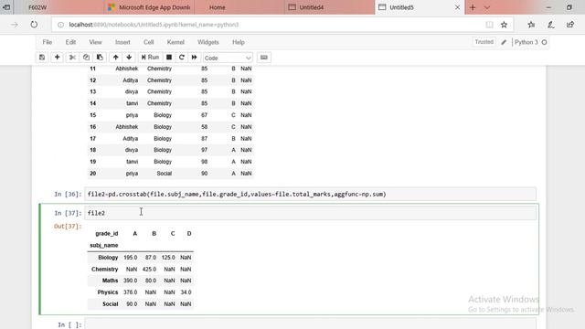 Python Crosstab data in CSV file || Pandas and Numpy смотреть онлайн