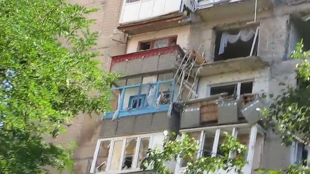 Донецк. 29 июля. Улица Батищева. смотреть онлайн
