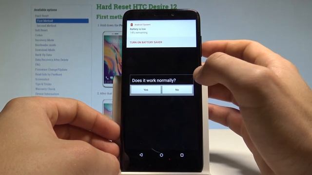 How to Enter Function Test Mode on HTC Desire 12 - Testing Menu |HardReset.Info смотреть онлайн