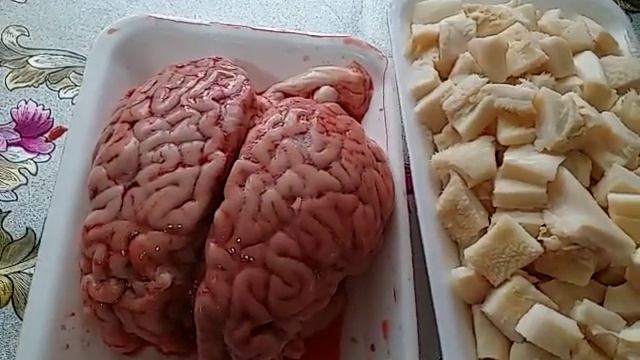 Телячьи мозги и ингридиенты для хаша !Расход за все 15 лир ! смотреть онлайн