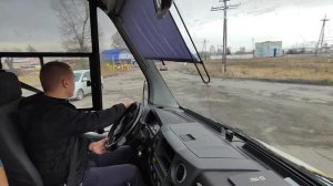 Обучение на категорию D. Вождение в городе №4.