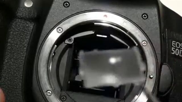 Извлечение фокусировочного экрана Canon 50d