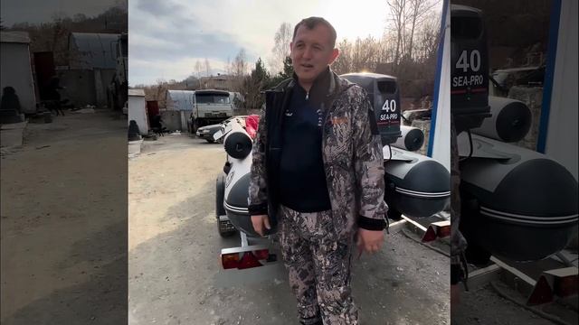 Обзор лодки АЛЯСКА 420, мотора SEA Pro40, чехла «На волне»