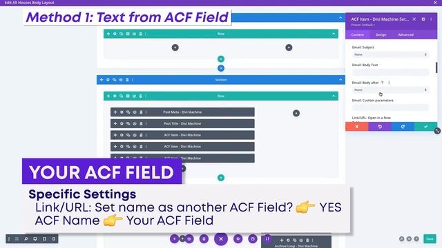 Display the URL/Link text as another ACF Field or as a button in Divi смотреть онлайн