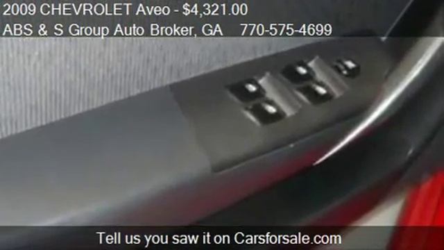 2009 CHEVROLET Aveo LT 4dr Sedan for sale in Marietta, GA 30 смотреть онлайн