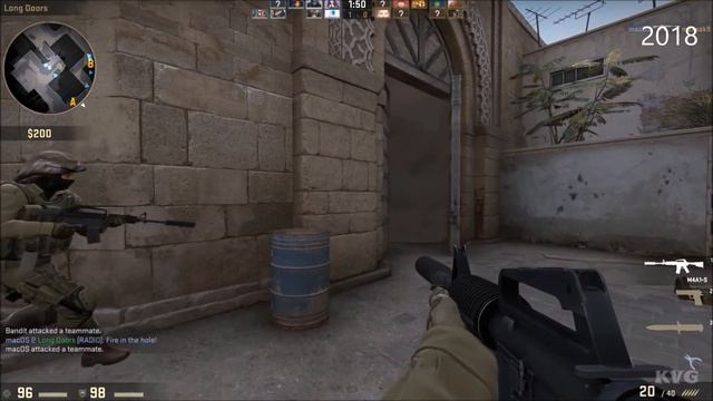 Counter-Strike: Global Offensive (2012) - vs Counter-Strike: Global Offensive (2018) - Comparison H смотреть онлайн