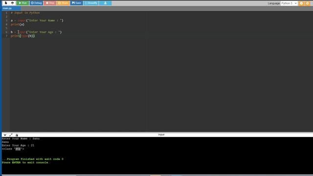 Python - #5 : Input in Python || Input parameter || Return type of input || Competitive Coding Inpu смотреть онлайн