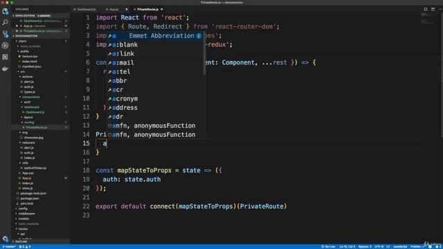 044 Protected Route For Dashboard. смотреть онлайн