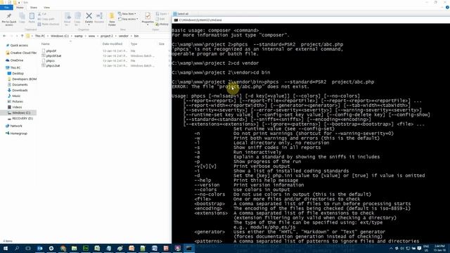PHP Codesniffer in window operating system with wamp server смотреть онлайн