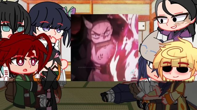 Kamaboko squad react to nezuko!! // Nezuko burning☀️✌?// Nezuko conquering?// Kny reaction?? // смотреть онлайн