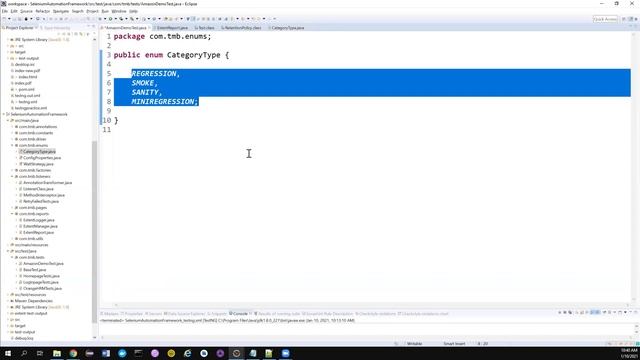Selenium Framework - Part 31 - Custom Annotation with Enums смотреть онлайн