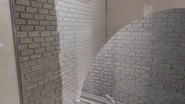 Имитация кирпичной стены своими руками. Быстро, просто и качественно. При помощи деревянной формы смотреть онлайн