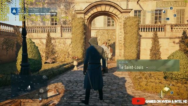 Assassin's Creed Unity on GTX 1050 - I5 7500 смотреть онлайн