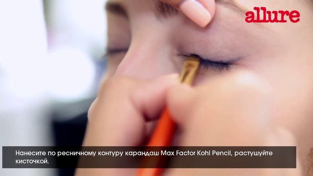Как сделать мокрые локоны и глянцевый макияж смотреть онлайн