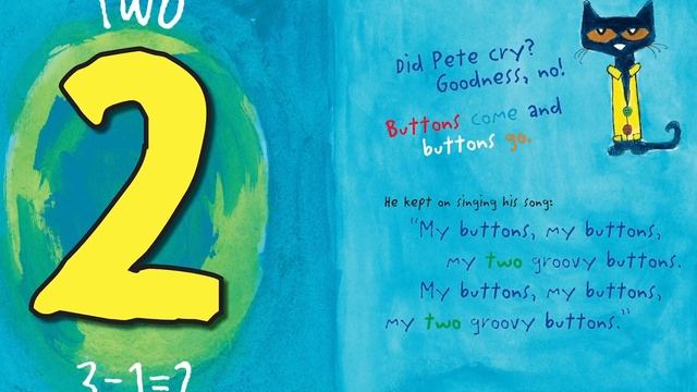 PETE THE CAT and His Four Groovy Buttons | Children's Sing Along Story Book | English Story Book смотреть онлайн