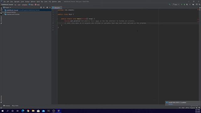 "HELLOWORLD" JAVA TUTORIAL смотреть онлайн