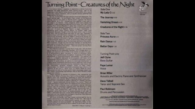 TURNING POINT - CREATURES OF THE NIGHT - FULL ALBUM - U. K. UNDERGROUND - 1977 смотреть онлайн