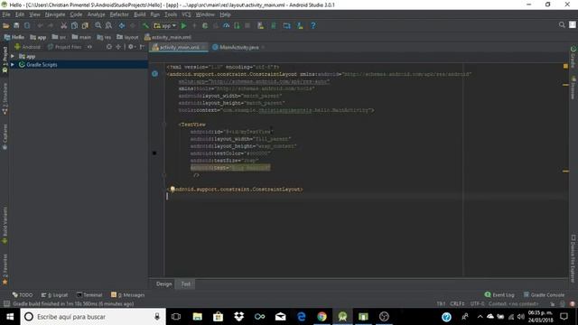 Modificando El Texto desde Java :) Android Studio смотреть онлайн
