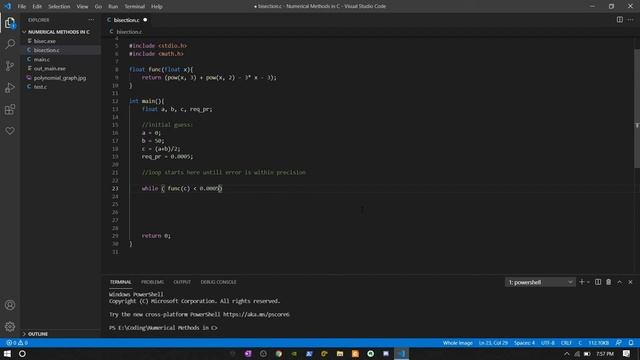 Numerical Analysis in C Programming | Part 2 | Bisection Method ( Binary Search in Mathematics) смотреть онлайн