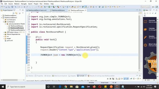 API Testing Using Rest Assured Part-2 | How to Perform Get, Post, Put, Delete Method смотреть онлайн