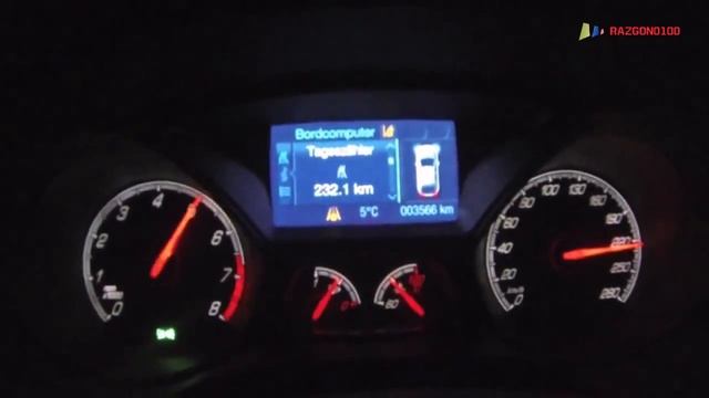 Ford Focus ST Разгон 0- 250 смотреть онлайн