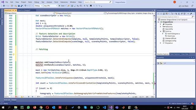 Emgucv # 39: FLANN-based Image Matcher in EmguCV смотреть онлайн