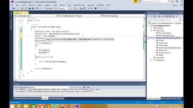 Вебинар на тему "Работа с Microsoft Word на C#" смотреть онлайн