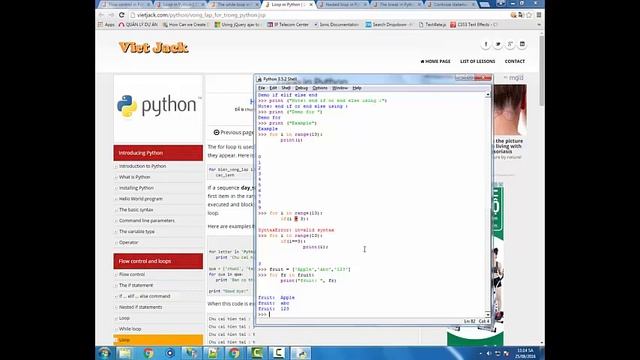 Python demo using Loop foreach data смотреть онлайн