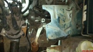 Как снять стартер на автомобиле Джили.How to remove the starter.