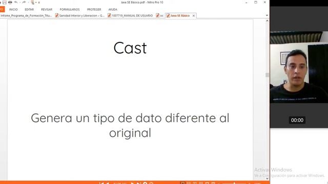 GUIA 6 JAVA nombres, reglas y cast смотреть онлайн