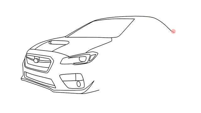 How to draw Subaru Impreza WRX STi Fast and Furious 7 cars - Как нарисовать машину Субару Импреза смотреть онлайн